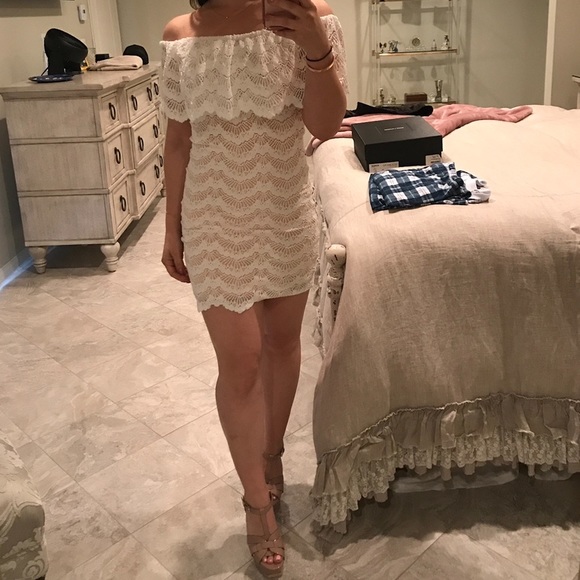 Nightcap White Lace Mini Dress - Picture 6 of 6
